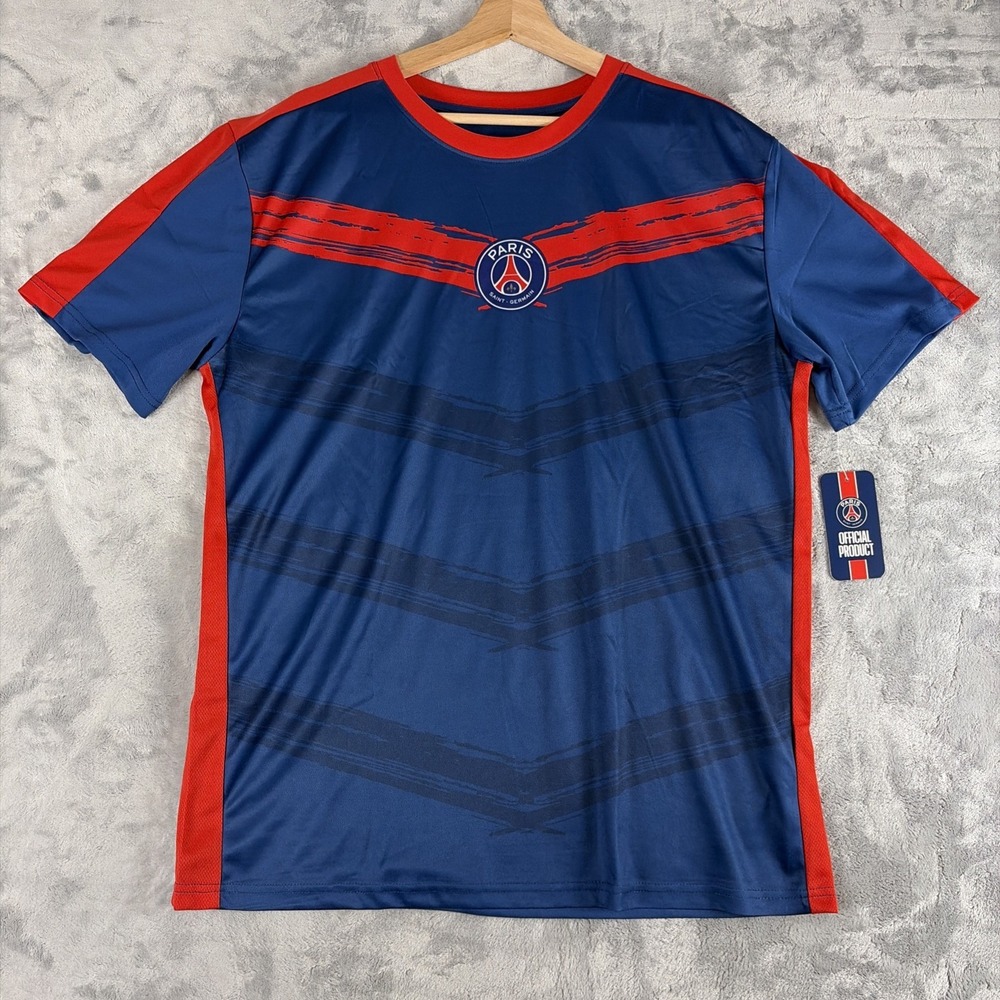 Paris St Germain Football Club Stadium Jersey Soccer Men's Size Large NEW!
